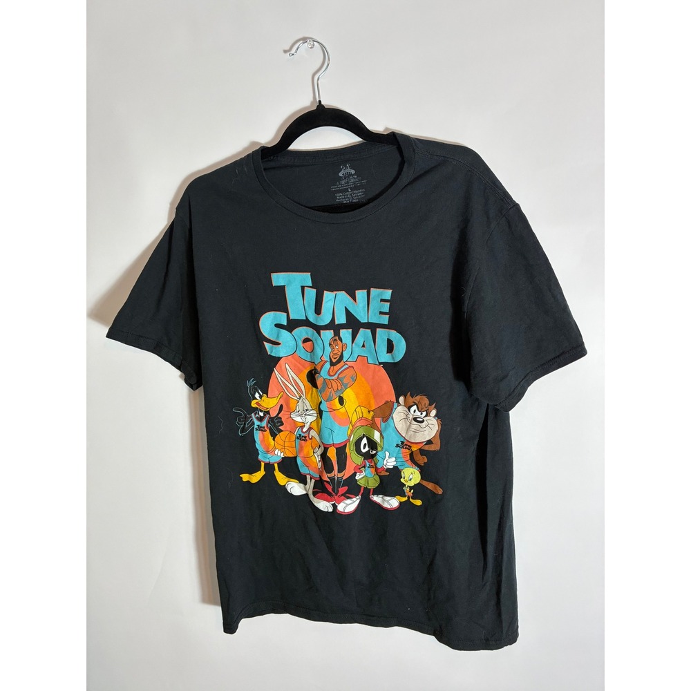 Space Jam A New Legacy Tune Squad LeBron James T-Shirt Black Large Looney Tunes